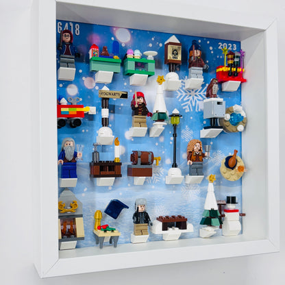 Display Frame Case For Lego Harry Potter Advent Calendar 2023 76418 Minifigures 27CM