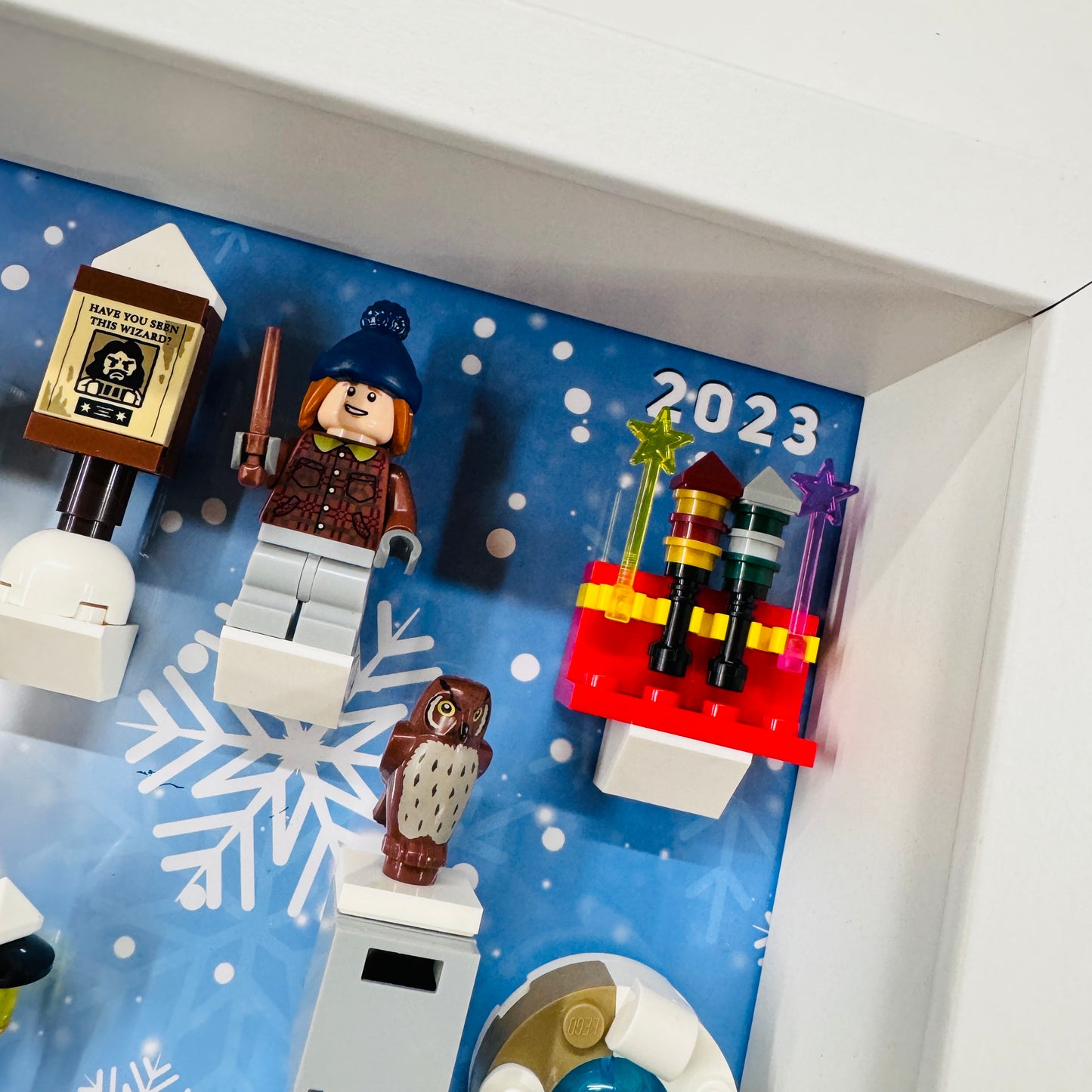 Display Frame Case For Lego Harry Potter Advent Calendar 2023 76418 Minifigures 27CM