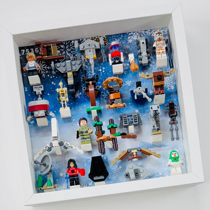 Display Frame Case For Lego Star Wars Advent Calendar 2023 75366 Minifigures 27CM