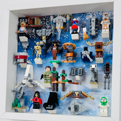 Display Frame Case For Lego Star Wars Advent Calendar 2023 75366 Minifigures 27CM