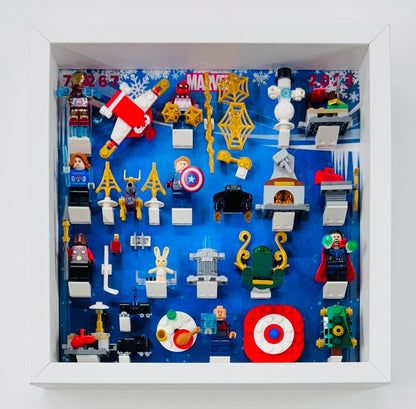 Display Frame Case For Lego Marvel Avengers Advent Calendar 2023 76267 Minifigures 27CM