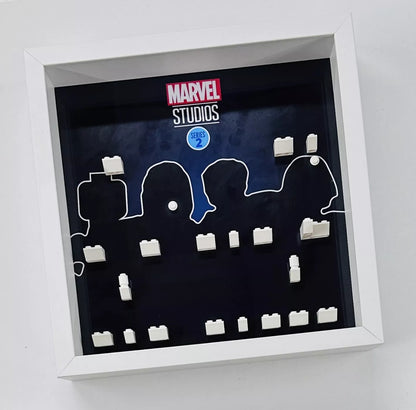 Display case Frame  for Lego ® Marvel Series 2 71039 minifigures 27cm