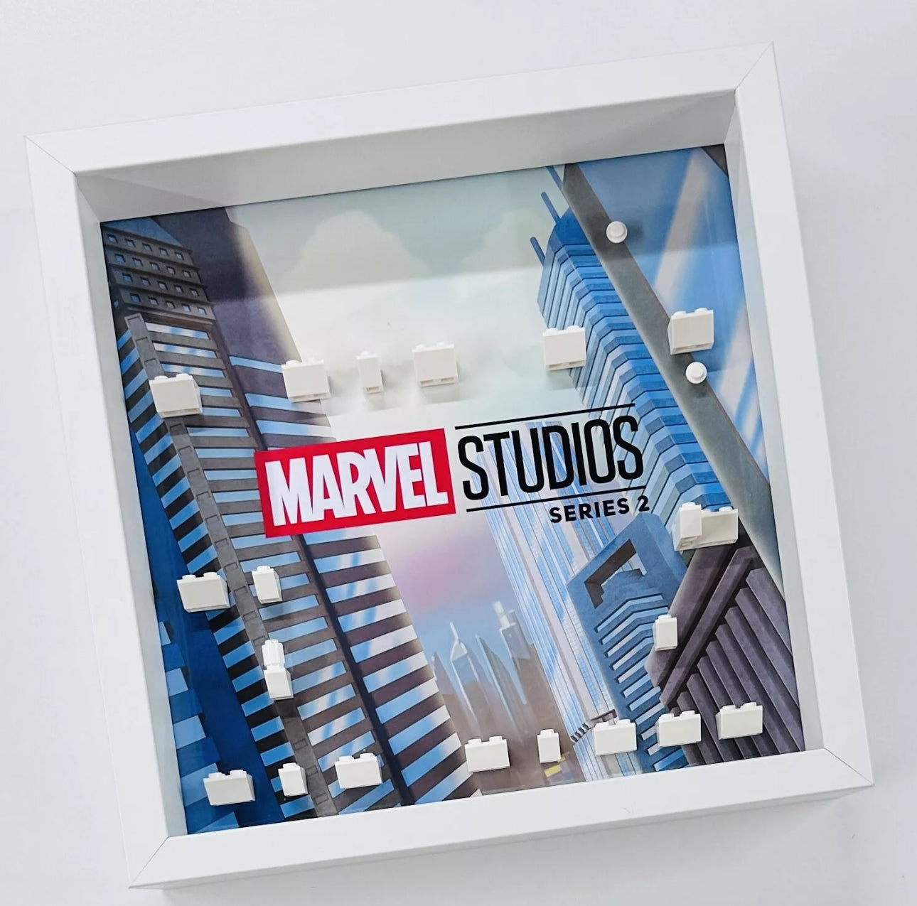 Display case Frame  for Lego ® Marvel Series 2 71039 minifigures 27cm