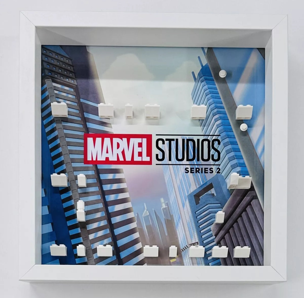 Display case Frame  for Lego ® Marvel Series 2 71039 minifigures 27cm