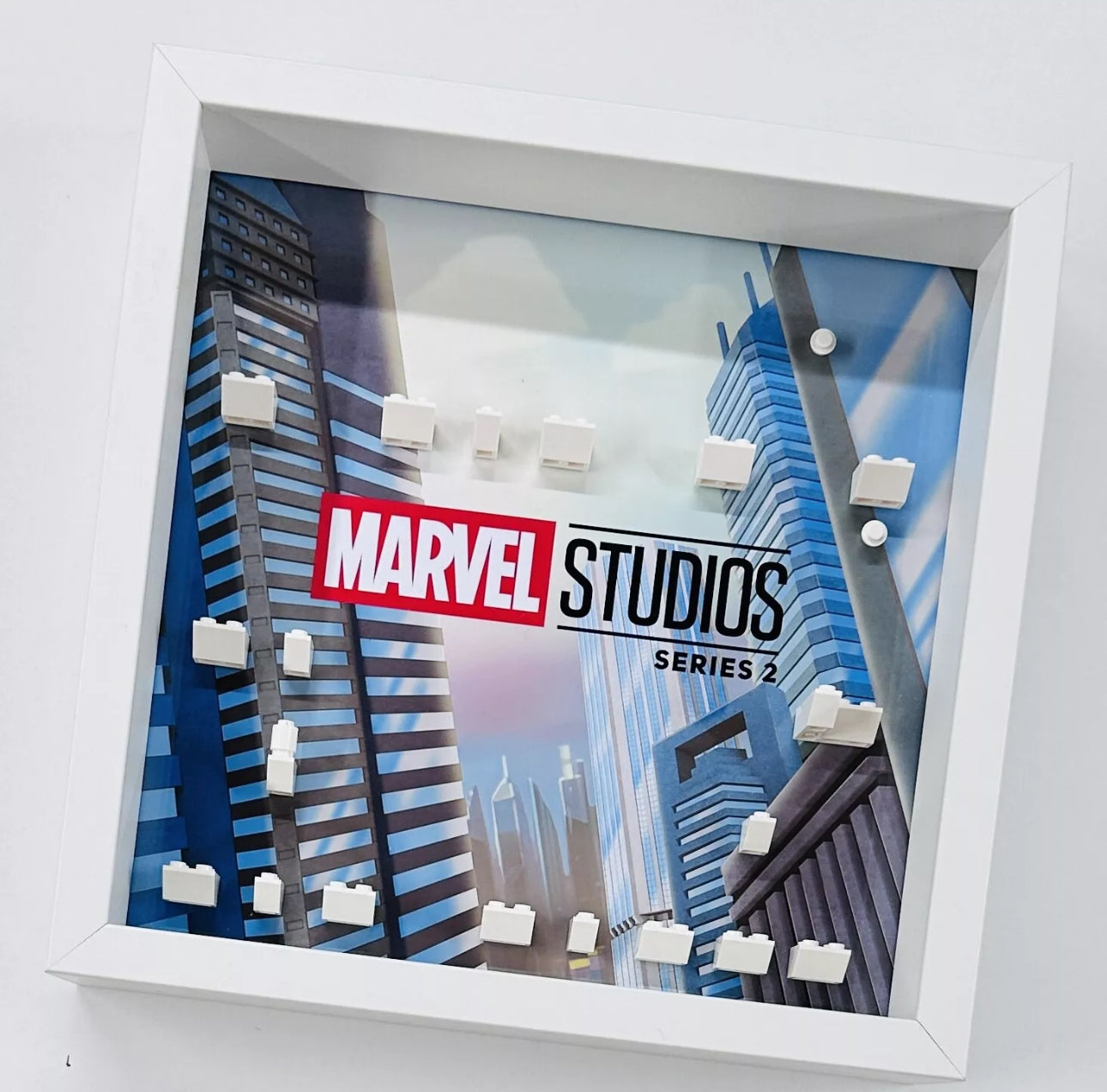 Display case Frame  for Lego ® Marvel Series 2 71039 minifigures 27cm