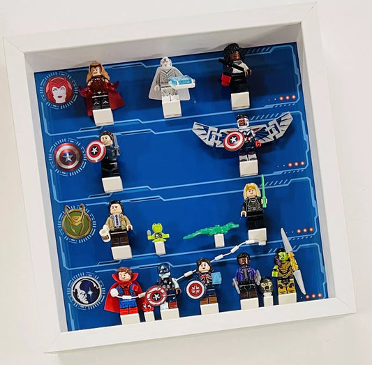 Display Frame case for Lego ® Marvel Series 1 71031 minifigures 27cm