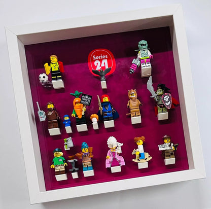 Display Frame case For Lego Series 24 71037 Minifigures 27cm