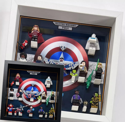 Display Frame case for Lego ® Marvel Series 1 71031 minifigures 27cm