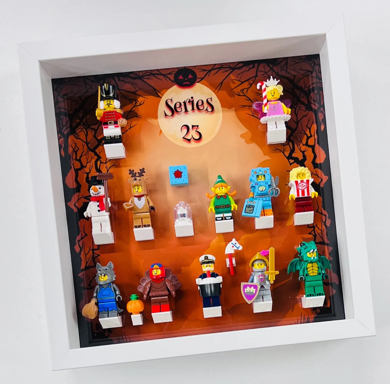 Display Frame For 71034 Lego Series 23 Minifigures 27cm