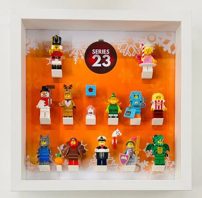 Display case Frame For Lego Series 23 71034 Minifigures 27cm