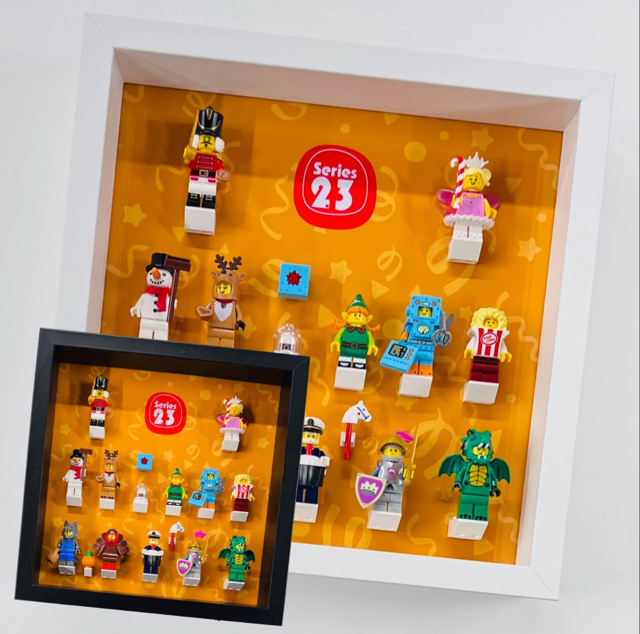 Display Frame case For Lego Series 23 71034 Minifigures 27cm