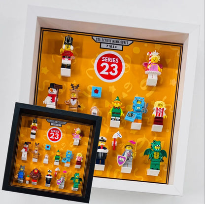 Display case Frame For Lego Series 23 71034 Minifigures figures 27cm