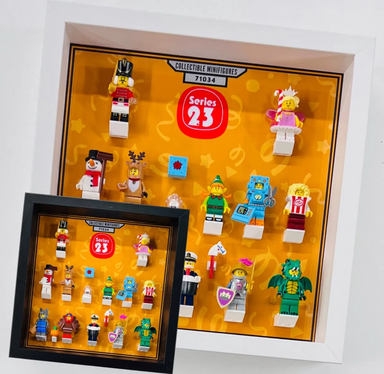 Display Frame case For Lego Series 23 71034 Minifigures 27cm