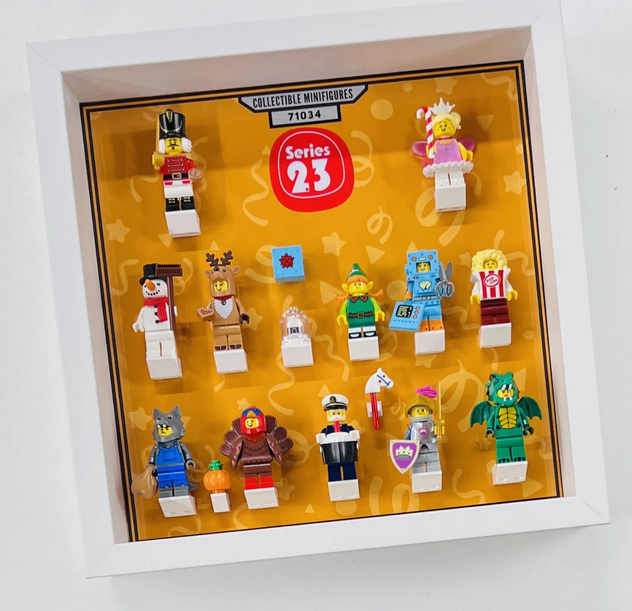 Display Frame case For Lego Series 23 71034 Minifigures 27cm