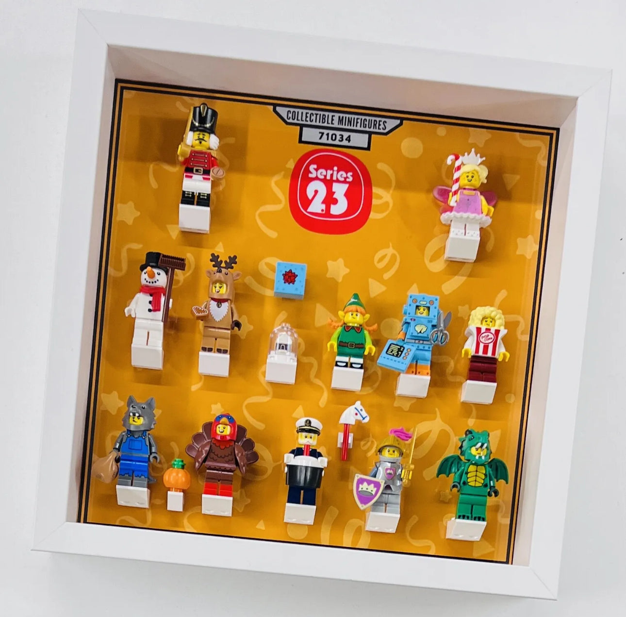 Display Frame case For Lego Series 23 71034 Minifigures 27cm