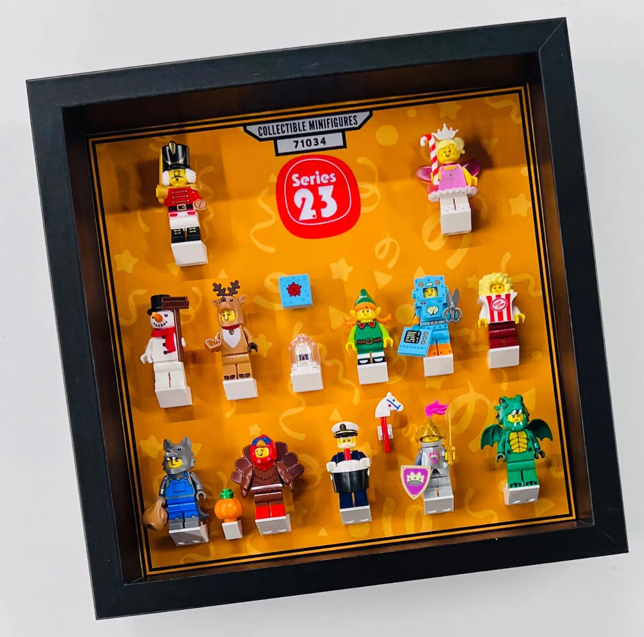 Display Frame case For Lego Series 23 71034 Minifigures 27cm