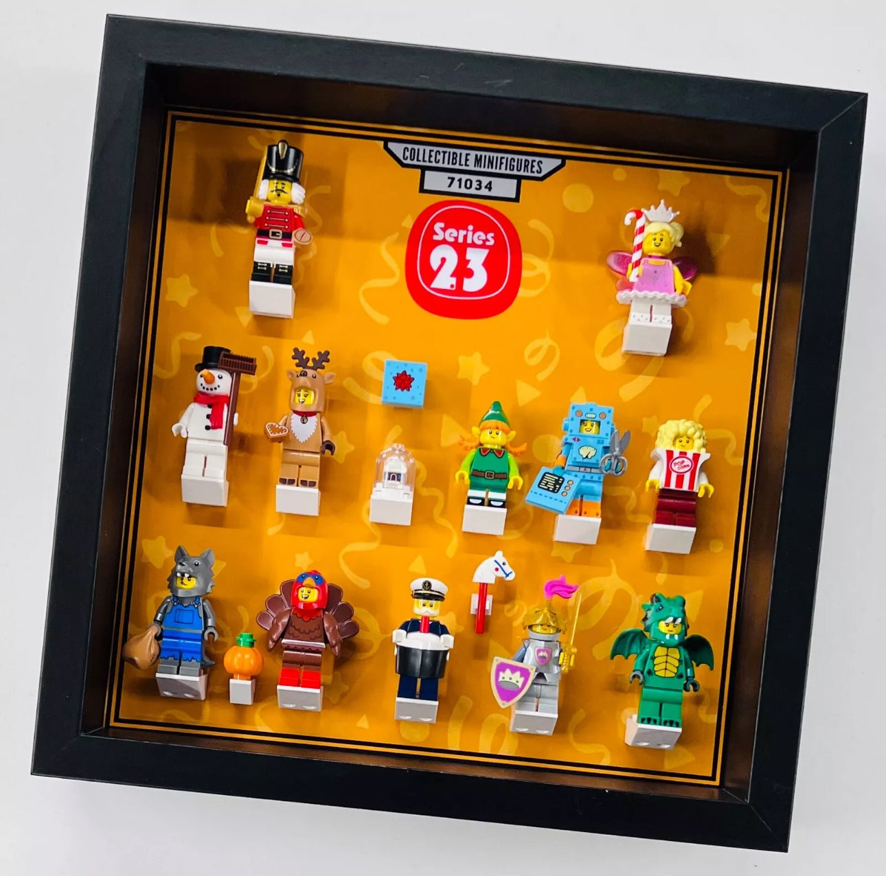 Display Frame case For Lego Series 23 71034 Minifigures 27cm