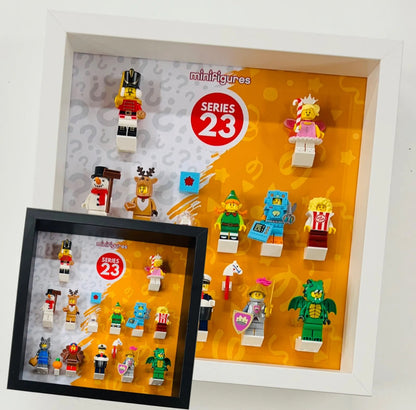 Display Frame case For Lego Series 23 71034 Minifigures 27cm figures