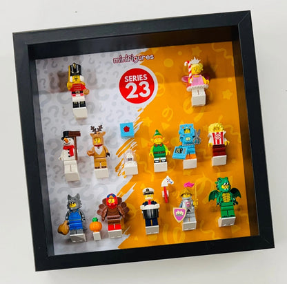 Display Frame case For Lego Series 23 71034 Minifigures 27cm figures