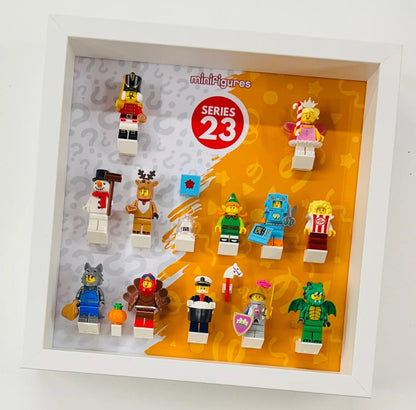 Display Frame case For Lego Series 23 71034 Minifigures 27cm figures