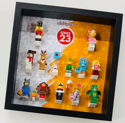 Display Frame case For Lego Series 23 71034 Minifigures 27cm figures