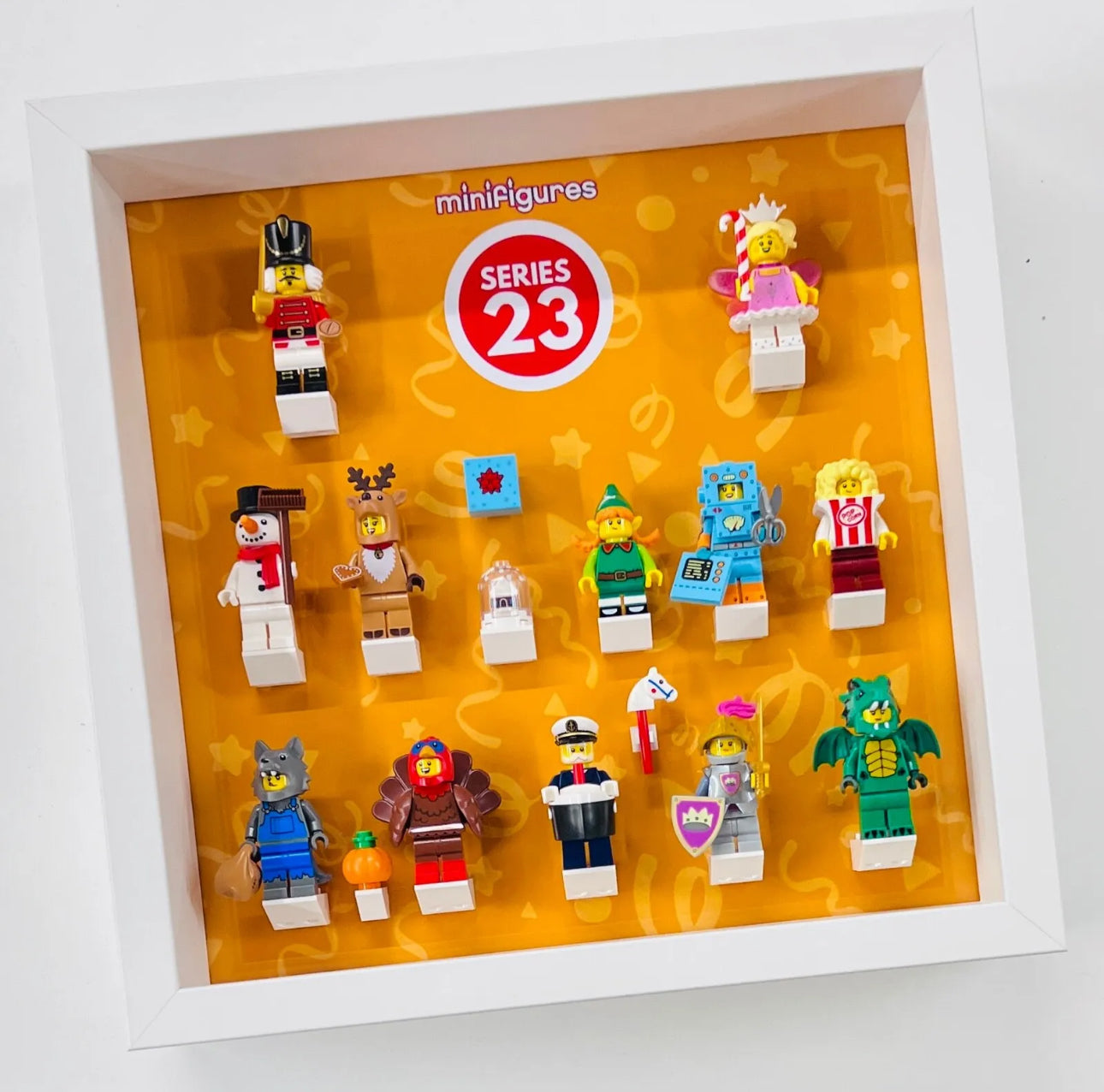 Display Frame case For Lego Series 23 71034 Minifigures 27cm