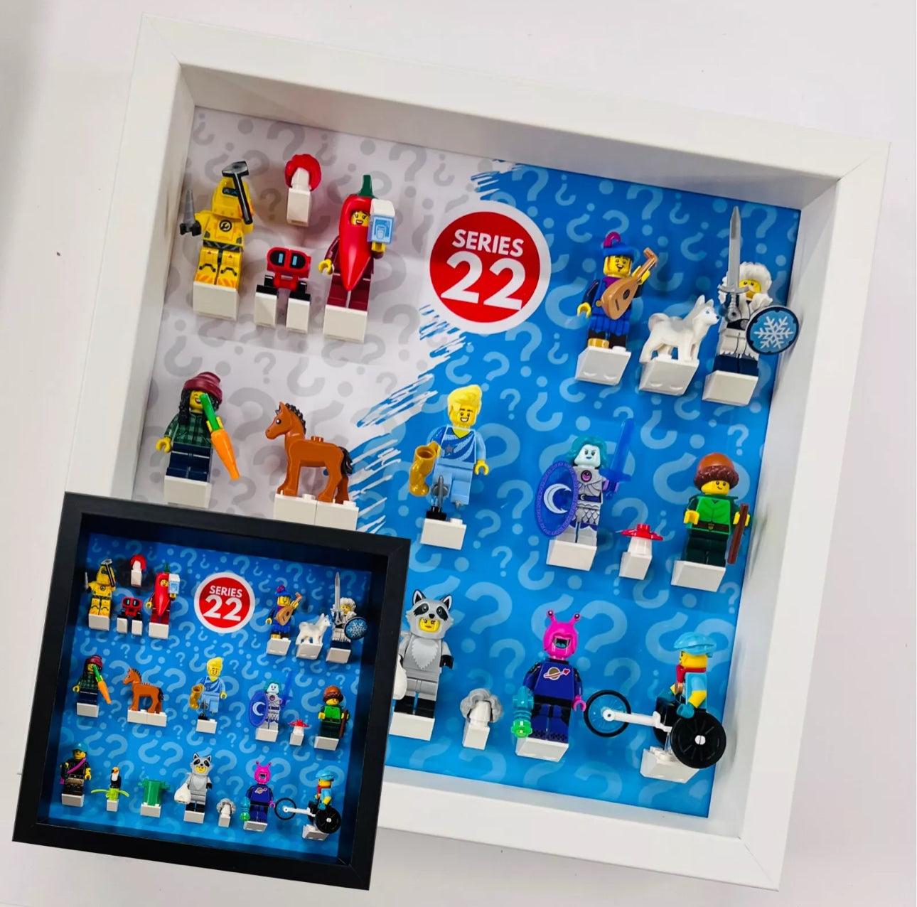 Display case Frame For Lego Series 22 Minifigures 71032 27cm