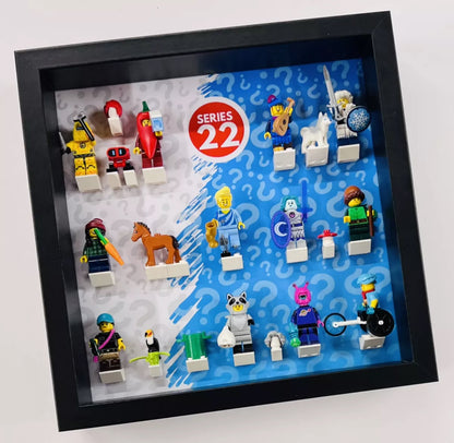 Display case Frame For Lego Series 22 Minifigures 71032 27cm