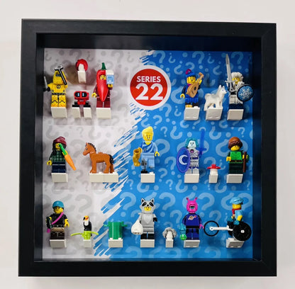 Display case Frame For Lego Series 22 Minifigures 71032 27cm