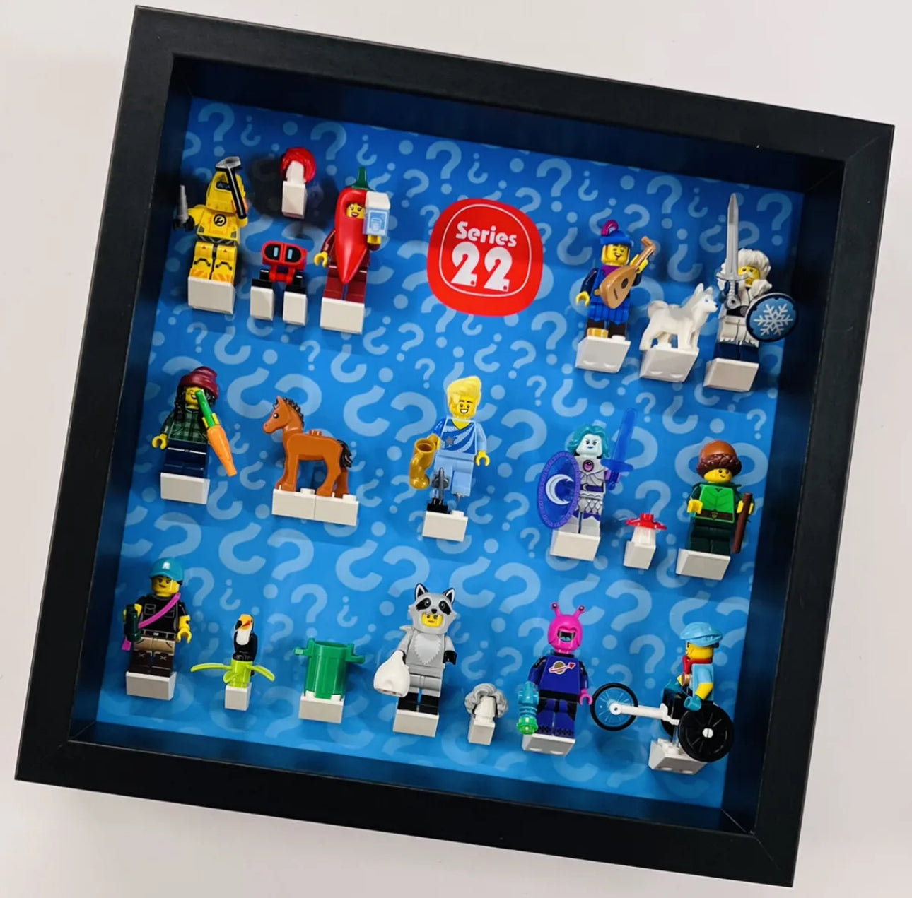 Display case Frame For 71032 Lego Series 22 Minifigures 27cm