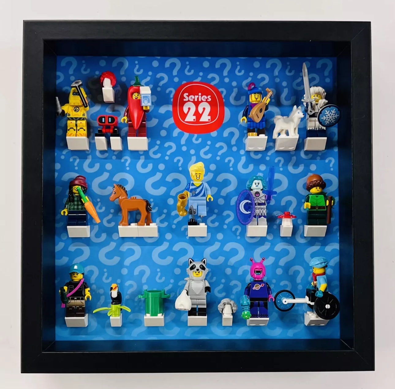 Display case Frame For 71032 Lego Series 22 Minifigures 27cm