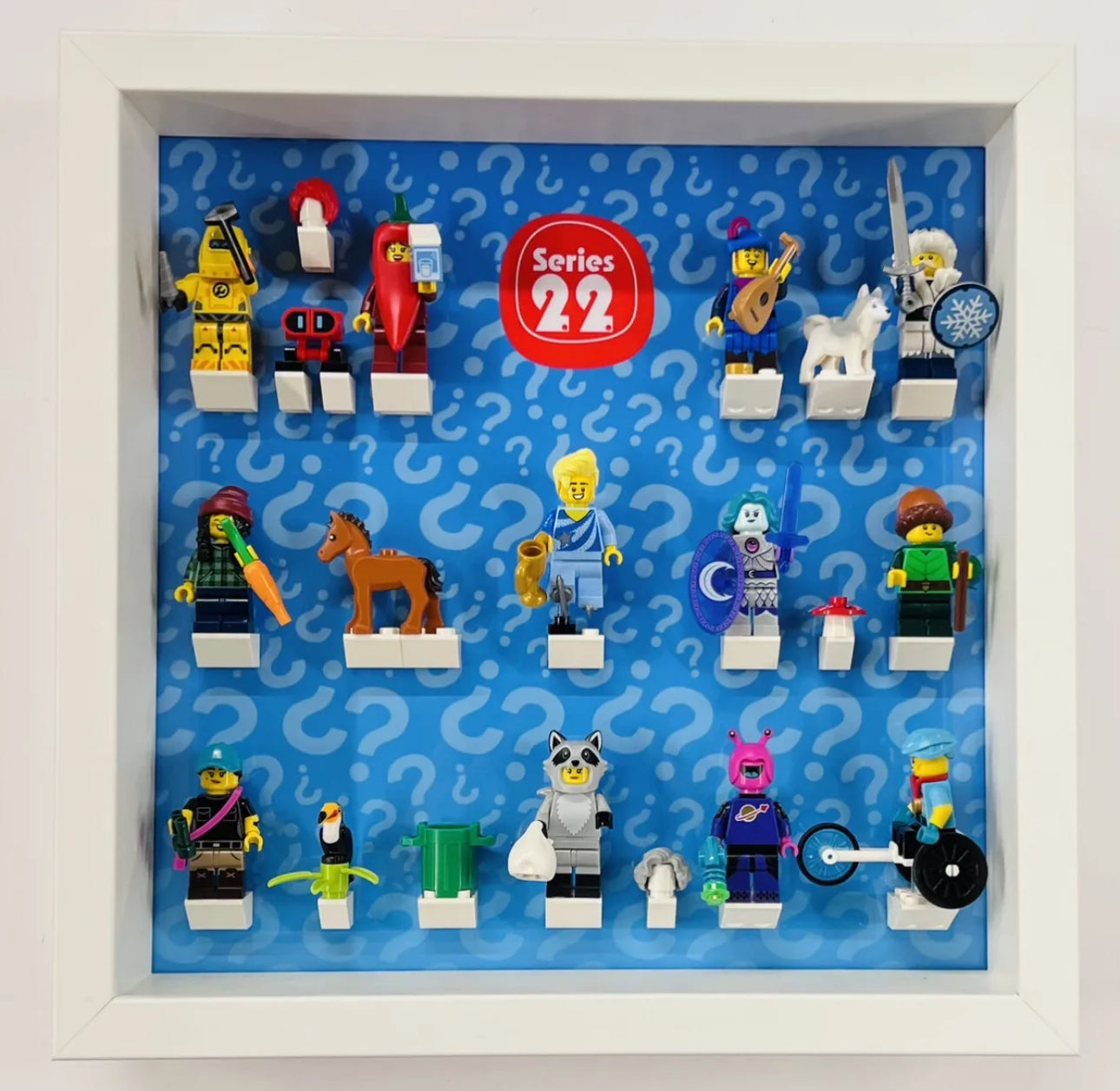 Display case Frame For 71032 Lego Series 22 Minifigures 27cm