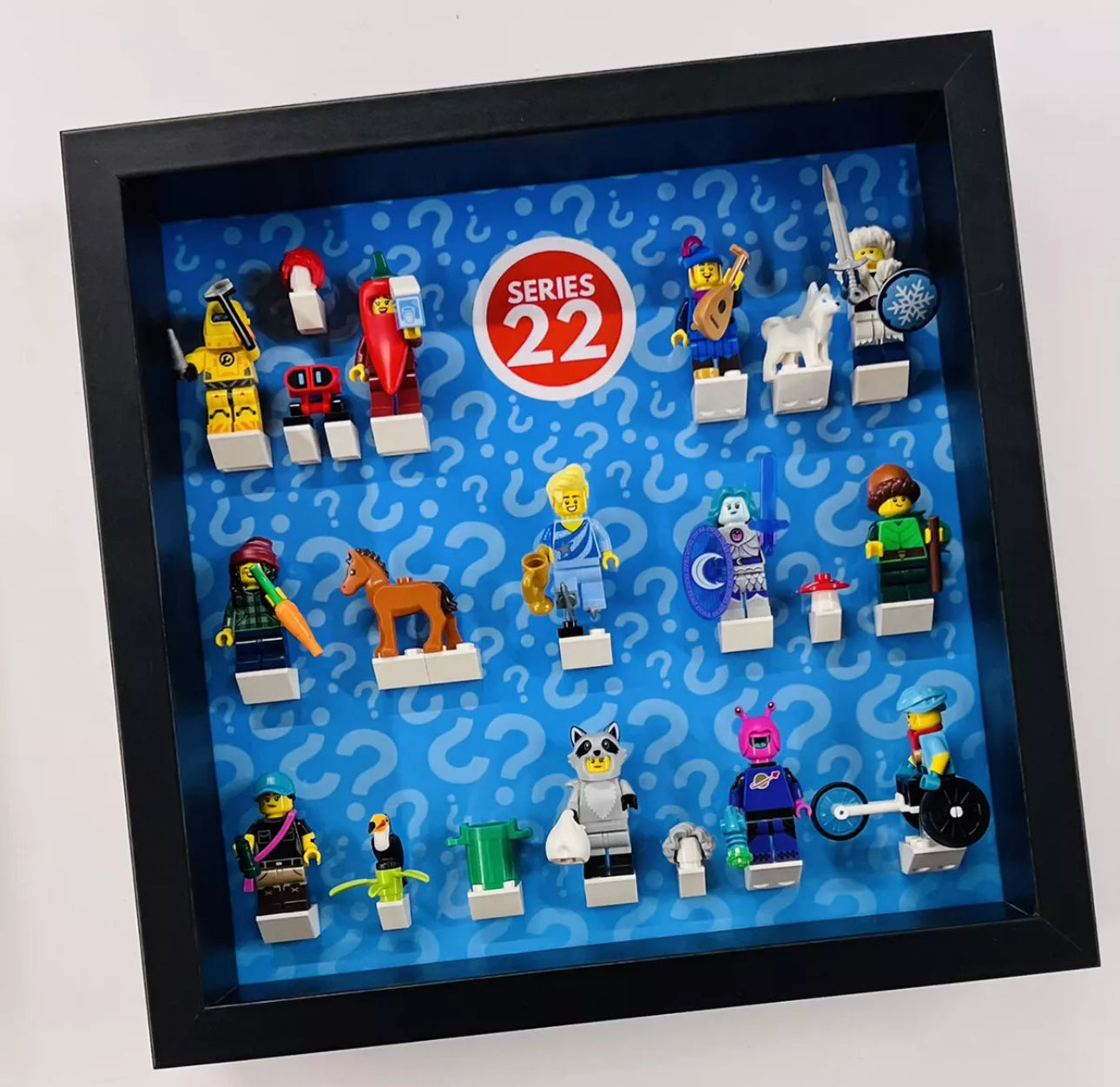 Display Frame For 71032 Lego Series 22 Minifigures 27cm