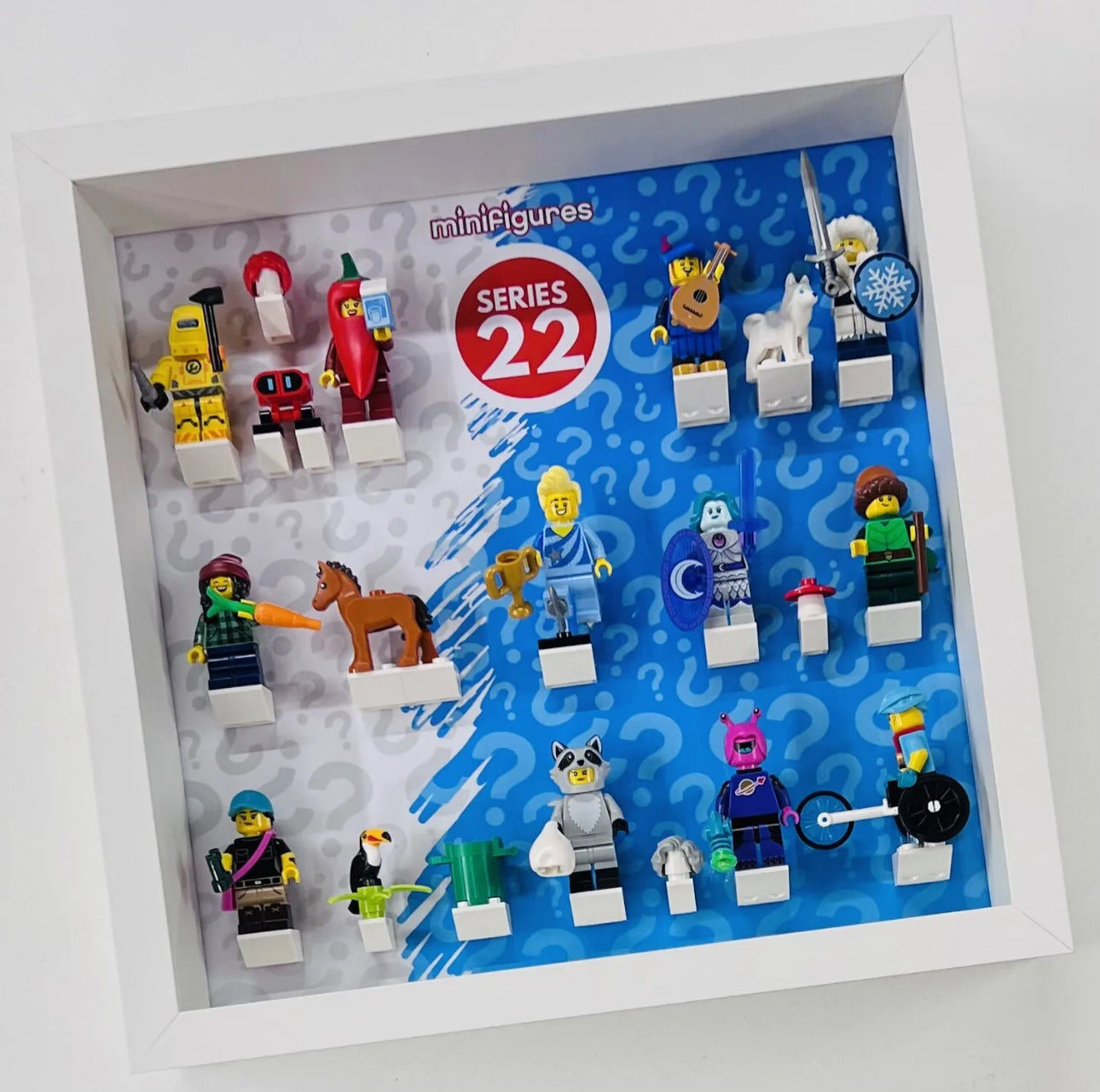 Display case Frame For 71029 Lego Series 21 Minifigures 27cm