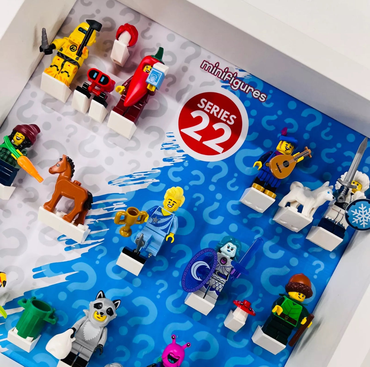 Display case Frame For 71029 Lego Series 21 Minifigures 27cm