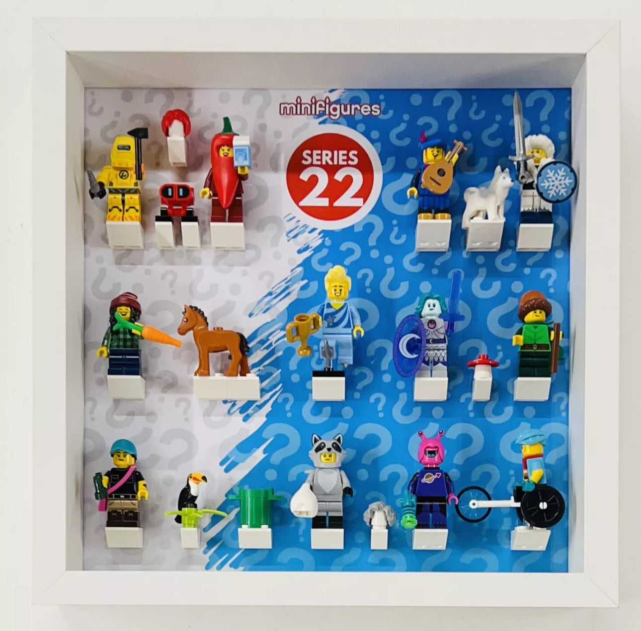 Display case Frame For 71029 Lego Series 21 Minifigures 27cm