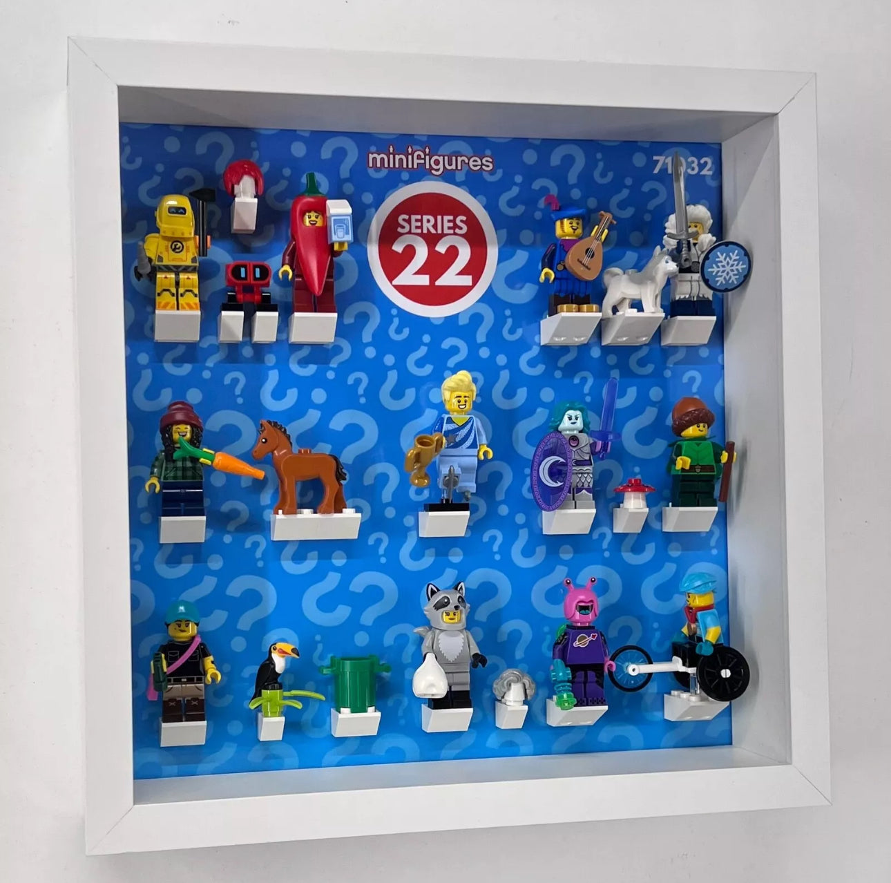 Display case Frame For Lego Series 22 71032 Minifigures 27cm