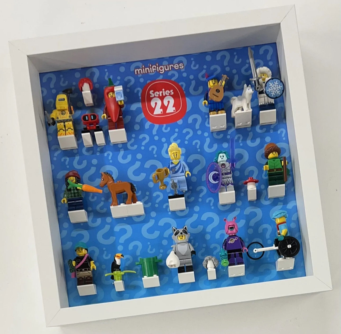 Display Frame case For 71032 Lego Series 22 Minifigures 27cm