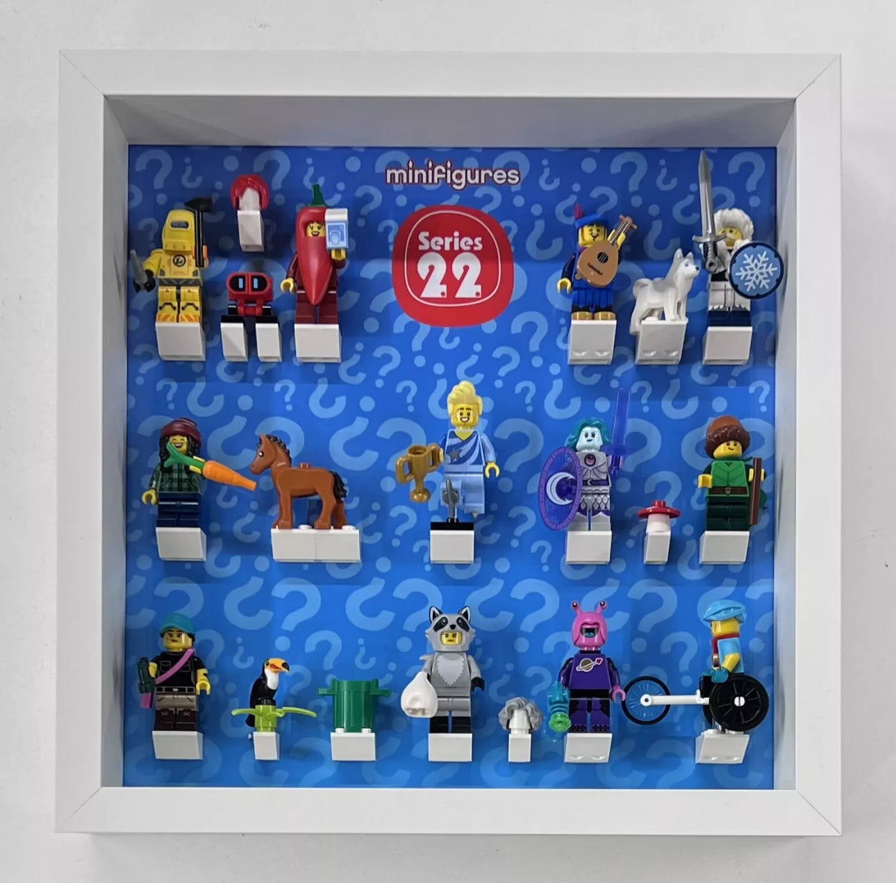 Display Frame case For 71032 Lego Series 22 Minifigures 27cm