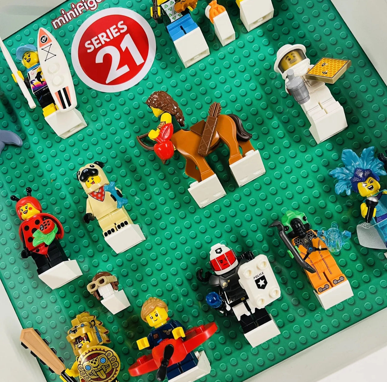 Display case Frame For 71029 Lego Series 21 Minifigures 27cm