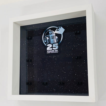 Display case Frame For Lego 25th Anniversary Star Wars Minifigures 27CM 8 fig