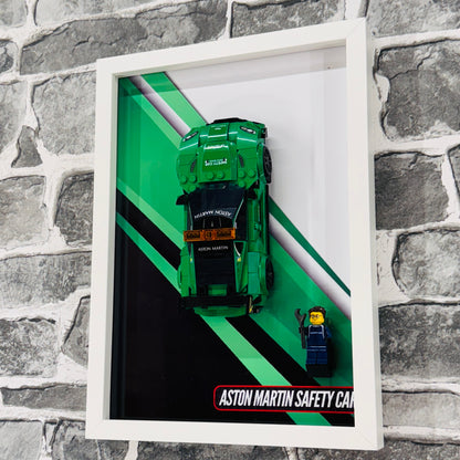 Display Wall Mount Frame for Lego ® Speed Champions Aston Martin Safety Car 76925