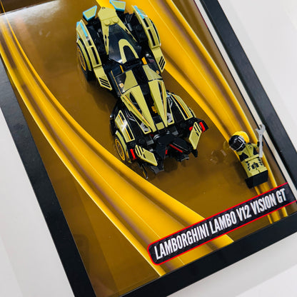 Display Wall Mount Frame for Lego ® Speed Champions Lamborghini Lambo V12 vision GT 76923