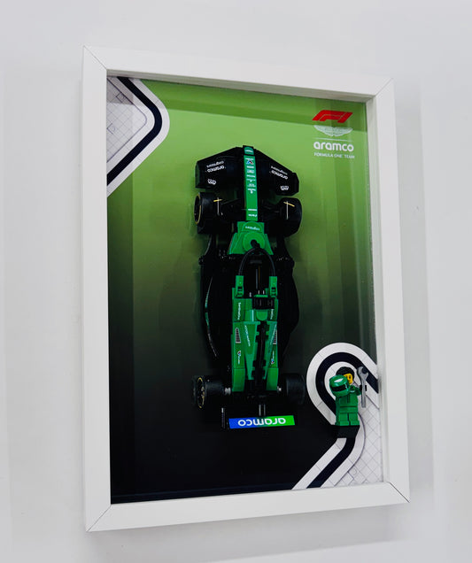 Display Frame for Lego ® Speed Champions Aston Martin AMR 24 Formula one 1 77245