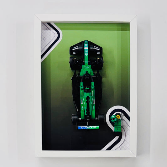 Display Frame for Lego ® Speed Champions Aston Martin AMR24 Formula one 1 Wall mount