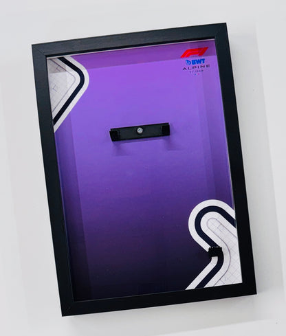 Display Frame for Lego ® Speed Champions BWT Alpine F1 A524 Formula one 1 77248