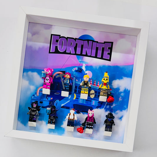 Display Frame Case For Lego Series Fortnite Bus minifigures 77073 v2
