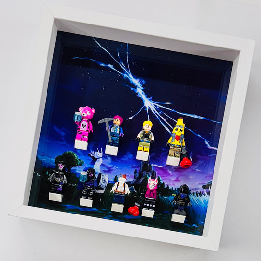 Display Frame Case For Lego Series Fortnite Bus minifigures 77073 v3