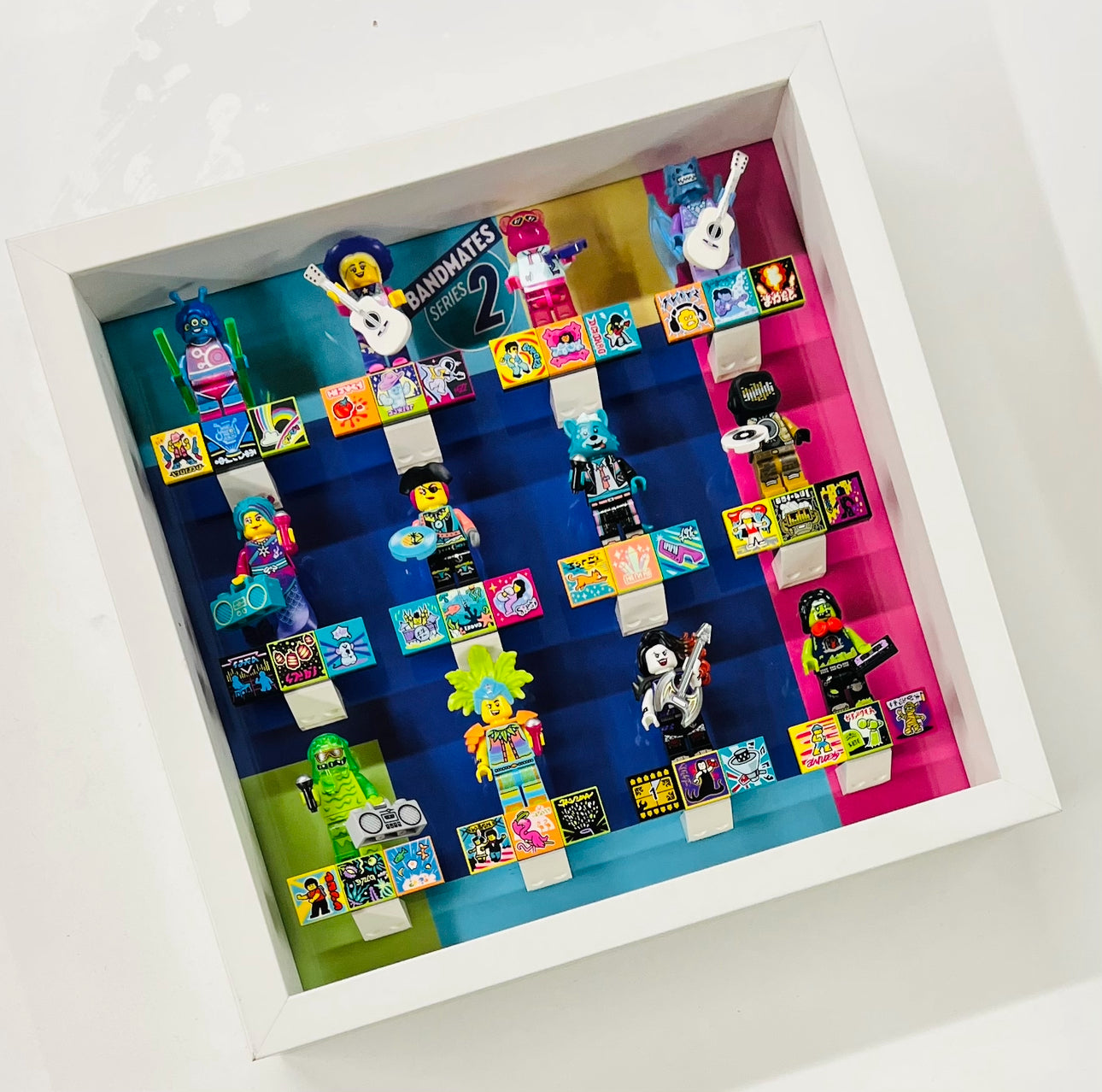 Display Frame Case For Lego Vidiyo Bandmates Series 2  Minifigures 27CM CMF 43108