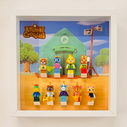 Display Frame Case For Lego Animal Crossing Minifigures 27CM